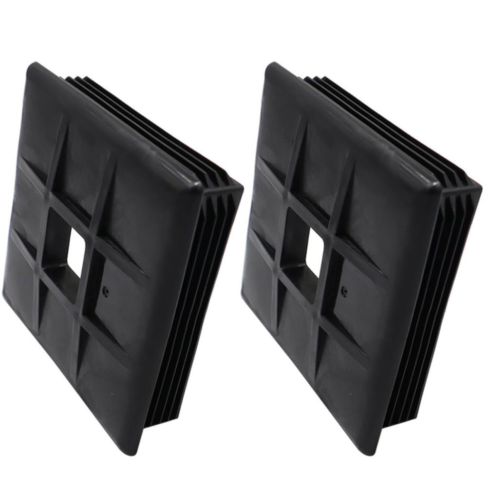 Alipis 2pcs Rv Bumper End Caps Durable Bumper Covers for Trailer Camper Easy Install Venting Lightweight Reliable for Concealing Sewer Hoses