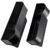 DECHOUS 2pcs Car Seat Gap Filler Organizer Set Cup Holder Carbon Fiber Style Storage Box for Front Seat Compatible SUV and Truck view 1