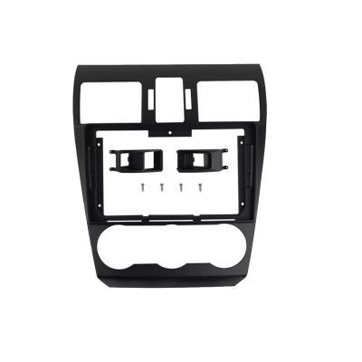 Fmomomo Radio Frame Fascia Autoradio 9 Inch Radio Fit for Subaru Fit for Impreza XV Fit for Crosstrek WRX Stereo Player Panel Mount Kit Frame Installation kit