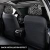 FHEBNDS Zebra Print Car Headrest Cover 2 Pcs Universal Soft Washable Car Seat Head Rest Protector Elastic Breathable Auto Interior Decor Front & Rear Seat Headrest Pads view 3