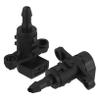 OUNONA 2pcs Windshield Washer Nozzles Car Wiper Spray for Enhanced Cleaning Efficiency Optimal Spray Distribution Easy Installation for Vehicles view 1