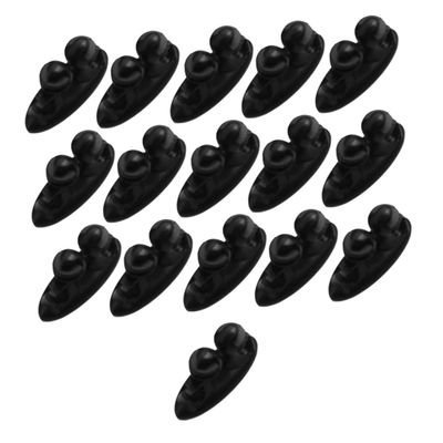 KALLORY 16pcs Cable Holder Clip Car Interior Wire Organizer Multipurpose Cable Organizer Clip for Cover