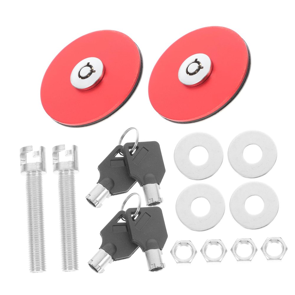 PRETYZOOM 1set Car Hood Pin Locking System Quick Release Latch for Vehicle Modification Hood for Race Cars Easy Installation Stylish Design