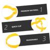 FELTECHELECTR 10pcs Vinyl Wrap Roll Fixing Tool Car Film Roll Holders Film Clips Auto Body Wrapping Holder view 3