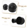 Garneck 145pcs Hexagonal Nut Caps Set Black Protective Bolt Covers for Furniture Machinery Light Fixtures Stylish Screw Caps view 3