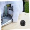 Garneck 145pcs Hexagonal Nut Caps Set Black Protective Bolt Covers for Furniture Machinery Light Fixtures Stylish Screw Caps view 4