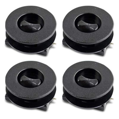 Zikefest 4PCS Car Carpet Fixing Clips, Plastic Carpet Runner, Interior Floor Mat Non-Slip Floor Mat Buckle, Double Layer Foot Pad Buckle Set, Keep Car Mats From Sliding, Universal for Most Cars(Black)