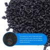 Zikefest 4PCS Car Carpet Fixing Clips, Plastic Carpet Runner, Interior Floor Mat Non-Slip Floor Mat Buckle, Double Layer Foot Pad Buckle Set, Keep Car Mats From Sliding, Universal for Most Cars(Black) view 3