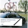 Bike Rack Tie Down Straps Multi-Use Rubber Cargo Fixing Belt for Bicycle Wheels Adjustable Luggage Fastening Straps for Vehicle Roofs 2-Pack view 4