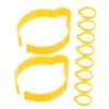 10pcs Vinyl Film Roll Clips for Car Wrap, Plastic Yellow view 1