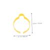 10pcs Vinyl Film Roll Clips for Car Wrap, Plastic Yellow view 2