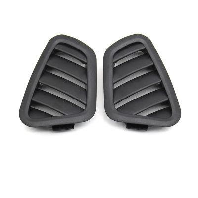 Front Dashboard Upper Air Conditioner AC Vent Outlet Grille Cover Compatible With Benz E Class W213 E200 E260 E300 2016-2023(Black One pair)
