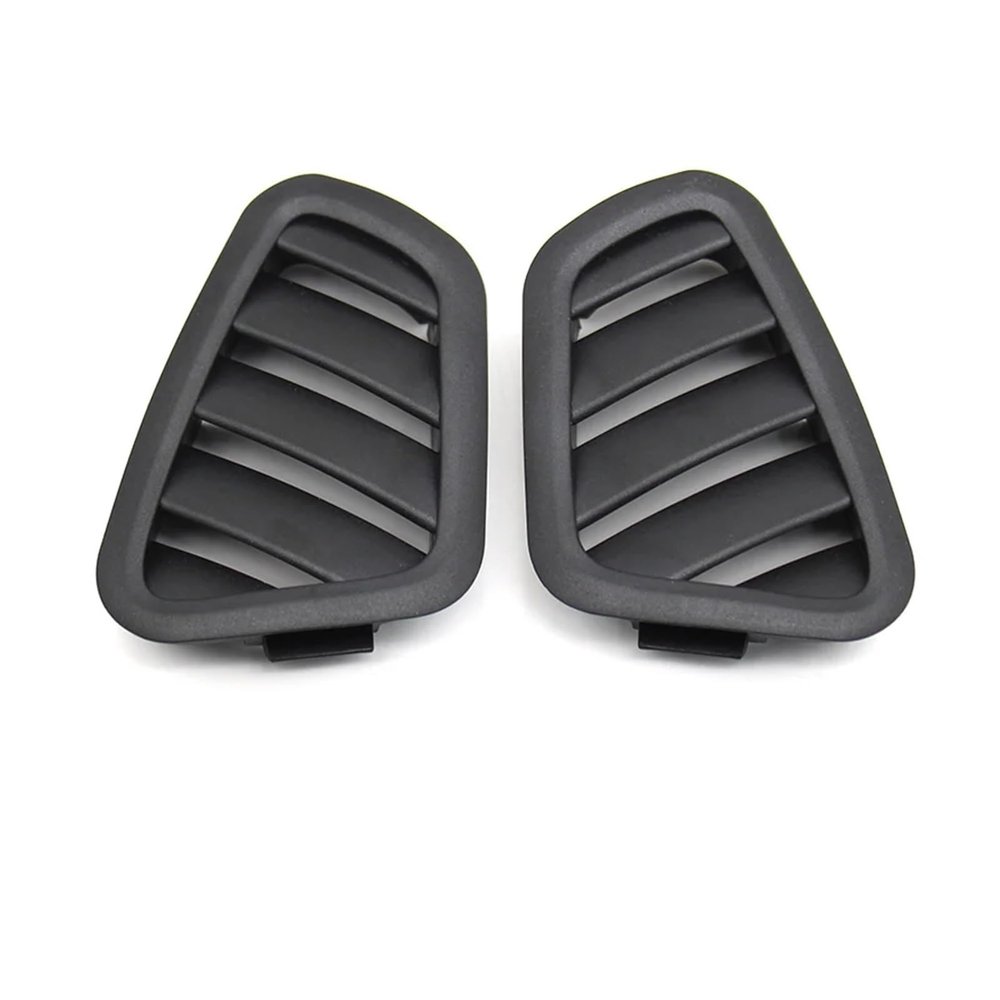 Front Dashboard Upper Air Conditioner AC Vent Outlet Grille Cover Compatible With Benz E Class W213 E200 E260 E300 2016-2023(Black One pair)