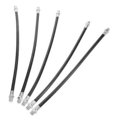 Cabilock 5pcs High Pressure Flexible Grease Extension Hose for Automotive and Industrial Lubrication Manual Grease Tubes Quick Attachment for Efficient