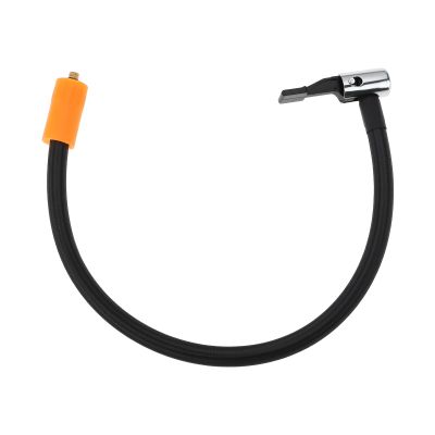 Briny River M6 Tire Inflator Hose Adapter Length 40cm for Clip-On Chuck for Tire Nozzle Car Motorcycle Bicycle Inflator Air Pump Hose Connector