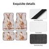 Funny Cartoon Kangaroo Zoo Printed Car Floor Mats Set of 4 - Universal Car Accessories Vehicle Interior Mats for Cars Trucks SUVs Full Set view 4