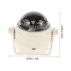 HANABASS Car Compass for Vehicles Dashboard Navigation Compass for Boats Trucks Cars High-Precision Easy Install Decoration Stylish for Outdoor Adventures view 3