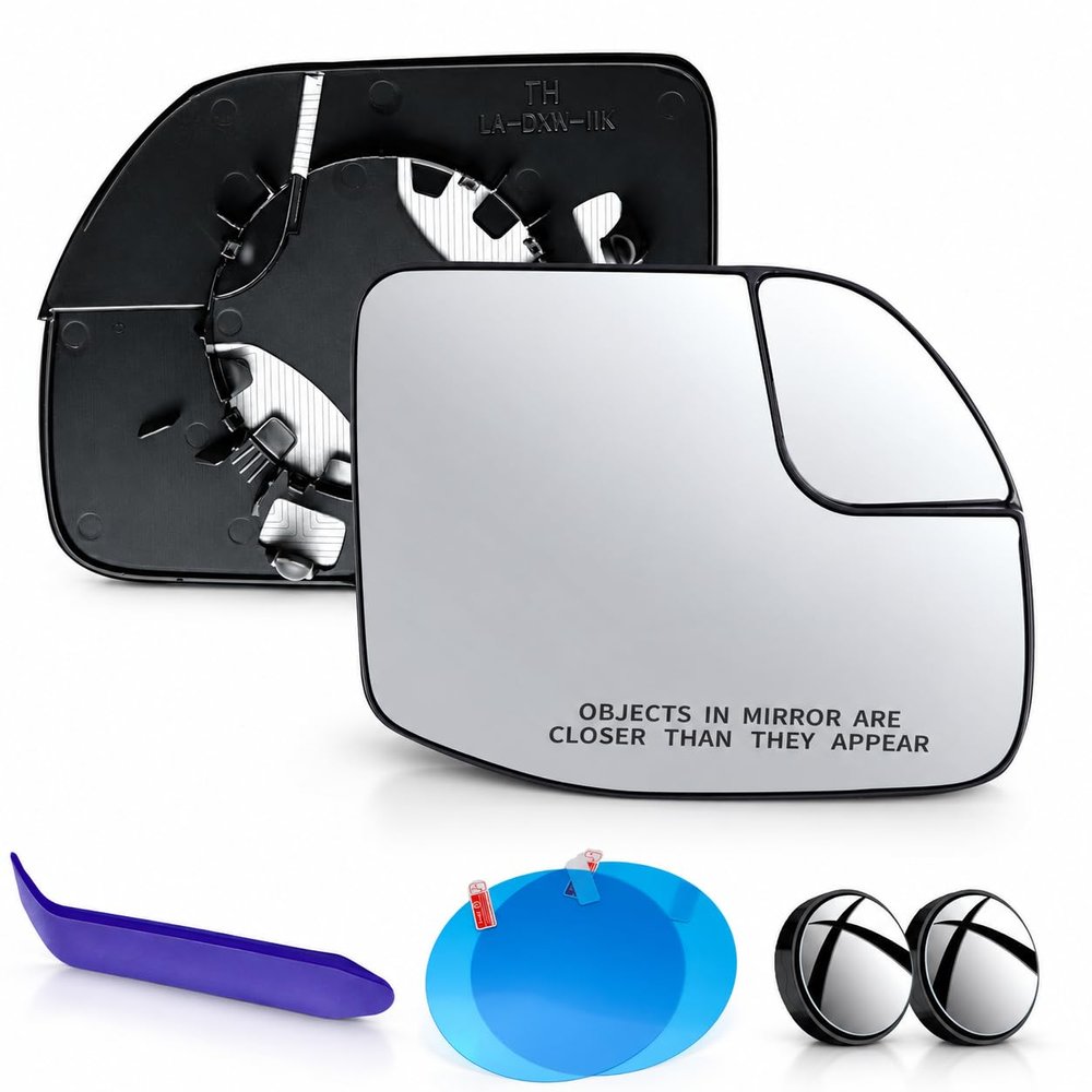 Passenger Side Mirror Glass Compatible with Ford Maverick 2022-2026
