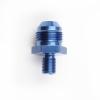 US SHIP -8AN AN8 Male Flare To M10x1.25 (mm) Metric Aluminum Straight Adapter Fitting Blue view 2