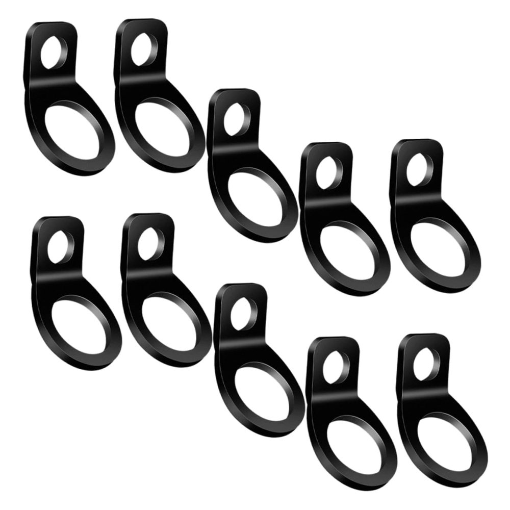 LIFKICH 10pcs Stainless Steel Trailer Tie down Anchor Hooks e Track Tie down Hooks for Trucks and Rvs