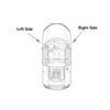 XIBEIKE Car Right Side Wing Mirror Puddle Light Courtesy Lamp for Mercedes-Benz W205 W213 GLB GLC 2014-2020 A0999064402 view 4