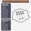 VS50614R Valve Cover Gasket Set Compatible with 2002-2015 Accord Civic CR-V Element Crosstour (VS50614R & 15845-RAA-A01 VTEC Gasket) view 3