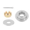 plplaaoo Bushing Nut Outboard Prop Propeller Installation Tool Kit Sturdy Metal Construction Easy to Install for 20 30HP Engines Complete Fittings Washer Plate Nut Castle Spacer Pin Cotter view 4