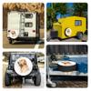 RUUEESTAR Labrador Retriever Spare Tire Cover for RV Trailer All-Weather Car Accessories for Camping Offering Sunproof, Waterproof & Dustproof Protection | 14 Inch view 3