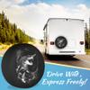 RUUEESTAR Goblin Shark Spare Tire Cover for RV Trailer Unleash Adventure with Our RV Van Accessories, Boasting Sunproof, Waterproof, Dustproof for All Tires 17 Inch view 2