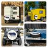 RUUEESTAR Wilderness Bear Forest Camper Spare Tire Cover Unleash Adventure with Our Van Camping Accessories, Boasting Weatherproof, Dustproof for All Tires 15 Inch view 3
