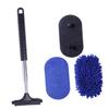 DECHOUS 3-in-1 Telescopic Car Windshield Cleaner Tool Set Rearview Mirror Wiper Window Squeegee Dust Removal for Auto Detailing view 1