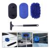 DECHOUS 3-in-1 Telescopic Car Windshield Cleaner Tool Set Rearview Mirror Wiper Window Squeegee Dust Removal for Auto Detailing view 4