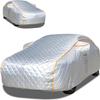 Hail Protector Car Cover Truck Compatible with Ford F150 250/Chevy Silverado/GMC Sierra/Dodge Ram 1500/Toyota Tundra, 5 Layers Thicken Hail Cover All-Weather Protection(Silver,Fit Truck Length Up To 2 view 2