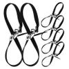 Sosoport 6pcs Bicycle Pedal Straps Adjustable for Boys and Girls Adults Foot Straps for Bike Pedals Cycling Accessories view 1