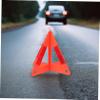 HOLIDYOYO Sign Kit 2 Sets Road Reflective Triangle Car Safety Red Reflective Warning Triangle Kit view 2