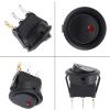 20pcs/lot On-Off Control 4 Colors Push Button Switch 3 Pin 12V 20A Amps Car Truck Rocker Round Toggle LED Switch(Green) view 4