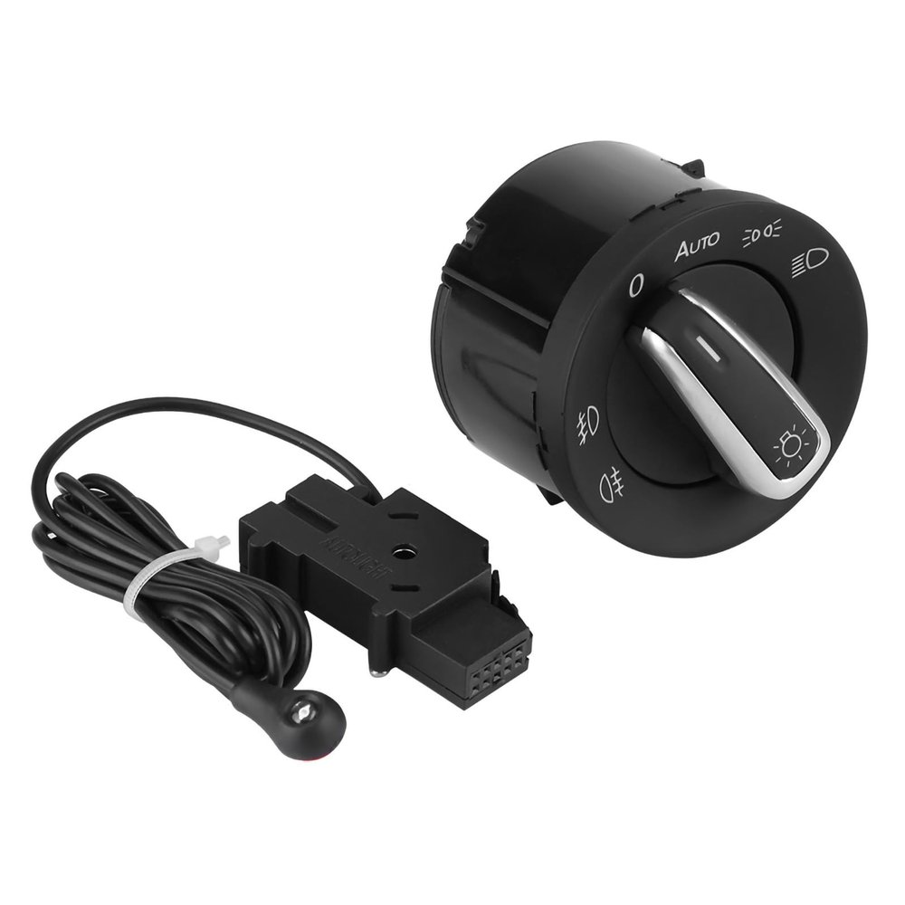 5ND941431B Headlight Switch Control, Sensor Module with Plastic Direct Replacement Easy Install Operate for MK5 MK6 B6 3C 2005 to 2012