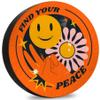 RUUEESTAR Smile Face Peace Spare Tire Covers for RVs Van Accessories for Camping with Weatherproof, UV-Resistant & Dustproof Protection for RVs, SUV Camp Travel - 12 Inch view 1