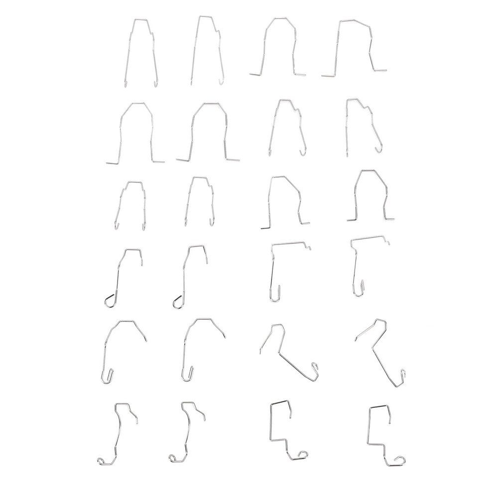 24 Pcs Car Bulb Clip Stainless Steel Car Headlight Clamp Rustproof Universal Fit Headlight Retainer Spring Clip Suitable for H1 H3 H4 H7 Bulbs