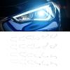24 Pcs Car Bulb Clip Stainless Steel Car Headlight Clamp Rustproof Universal Fit Headlight Retainer Spring Clip Suitable for H1 H3 H4 H7 Bulbs view 3