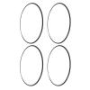 Qiilu Aluminum Alloy Wheel Rim Protector Guards Offer Premium for 16 INCH Wheels Suitable for Various CAR (Black) view 2