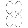 Qiilu Aluminum Alloy Wheel Rim Protector Guards Offer Premium for 16 INCH Wheels Suitable for Various CAR (Black) view 3