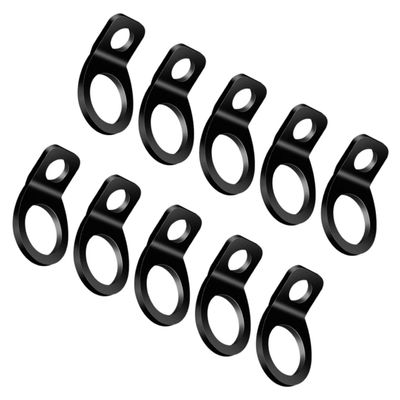 POPETPOP Tie down Anchor Hooks 10 Pack Stainless Steel Durable for Trucks Rvs Cars Trailers Tarp Off-road and Heavy Duty Applications