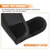 2PCS Leather Car Gear Shift Cover, Anti-Slip Dust Waterproof Gear Shifter Stick Protector, Soft Breathable Universal Automotive Shift Knob Decoration Accessories, Fit Car, SUV, Truck (Black/2PCS) view 3