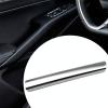 QccHieUs Front Left Interior Door Handle Grab Trim Cover, Replace Parts, CJ5Z7822621BA Accessory Easy Installation, Silver view 4