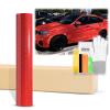 48"x60" (4FTx5FT) Red Holographic Brushed Aluminum Rainbow Neo Chrome Gloss Vinyl Wrap Auto Car Sticker Decal Film Sheet Bubble Free Air Release Technology with Tool Kit view 1