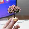 DUSCOKE Cute Wishing Tree Car Dashboard Ornament, Funny Creative Automotive Dash Decorations for Women Present, Vehicle Interior Accessories for Home, Office, Micro Landscape House (Wishing Tree) view 4