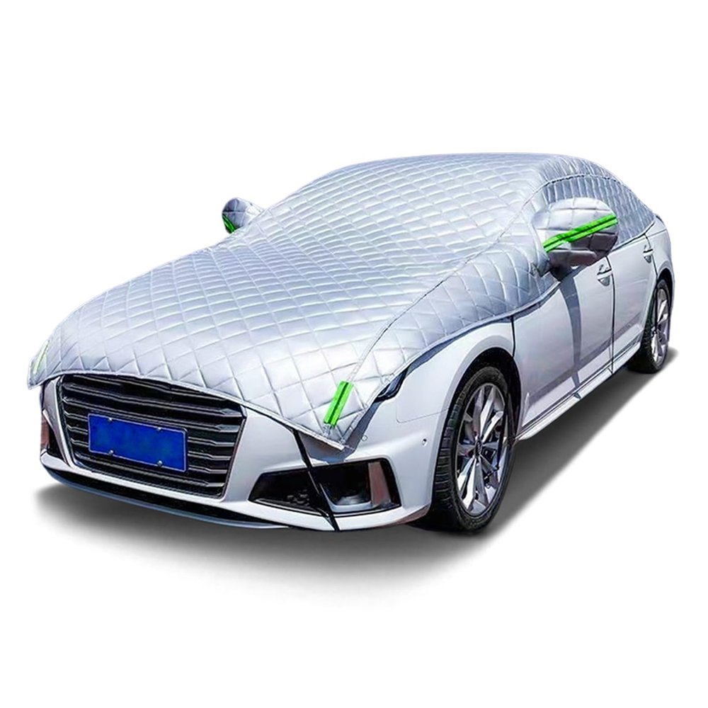Car Cover Hail Protection Padded Fit for Tipo SW,Half Car Cover Durable,Snowproof Waterproof Windproof Sun Uv Protection Hail Cover