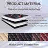 Car Full Coverage Cargo Liners for MG ZS 2017 2018 2019 2020 2021 2022 2023 2024, Leather Boot Mats Waterproof Anti-Scratch Car Boot Protector Accessories,Red view 3