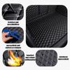 Car Full Coverage Cargo Liners for MG ZS 2017 2018 2019 2020 2021 2022 2023 2024, Leather Boot Mats Waterproof Anti-Scratch Car Boot Protector Accessories,Red view 4